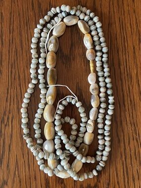 Vintage glass beads and stone beads